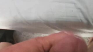 Senior Dude with Monstrous Hard-on Tugging off!!