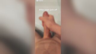 After work masturbate off...