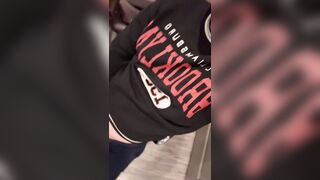  edging on Snapchat, showcases off his massive rod