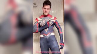 HOMO SPIDERMAN with a Spunk Surprise