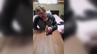 Bisexous soldier wants you to sit back and stroke your PHAT ROCK-HARD SHAFT while you observe him jizz!