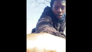 Hugebbc and gigantic caboose outside have fun