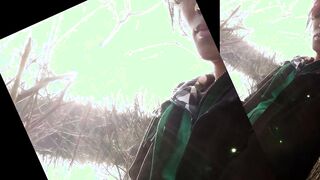 Jon Arteen attempts to thrill his puny lad trunk, chilled by the end of winter