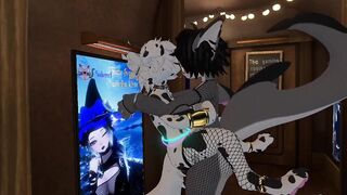 Tweaking my puppy boyfriend to the wall using him like a skin light