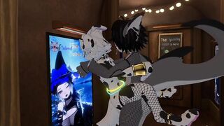 Tweaking my puppy boyfriend to the wall using him like a skin light