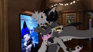 Tweaking my puppy boyfriend to the wall using him like a skin light