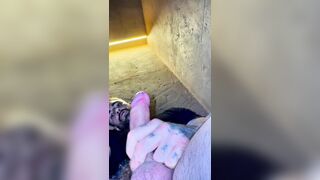 Couldn’t hold it anymore… Public stroke in the shower (bonus episode inwards)