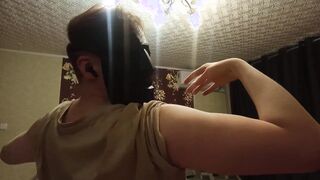 Posing for you after teaching