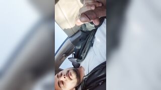 Risky draining off in public