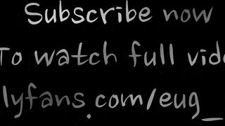 Self spunk fountain guzzle top arse ass licking