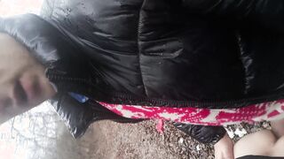 Bland rainy day, we were nasty, so I gave my shaft inwards mate bootie