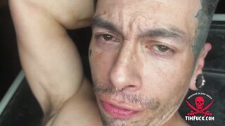 An infamous mega-slut fuck hole overflowing in a sexclub dungeon space