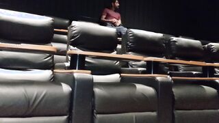 Masturbating off at the theater