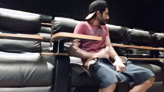 Masturbating off at the theater