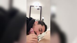 steamy daddies deep throating each other and cuming like kinky