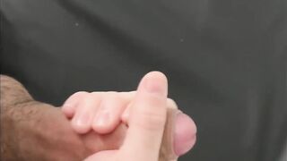 Massive Blast in the Rubdown Apartment from a Wiry Spunk-pump