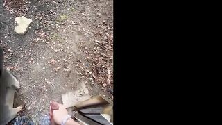 Fapping off in alleyway got caught (Total Movie on onlyfans @8inchquade)