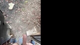 Fapping off in alleyway got caught (Total Movie on onlyfans @8inchquade)