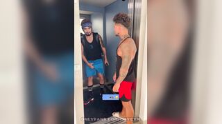 I Find out This BRAZILIAN Man In The ElevatorMy IMMENSE SPEAR PENETRATES HIM