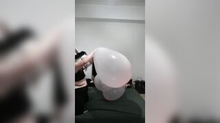 three Monstrous Balloons Pumping