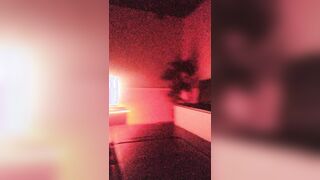 Milking rock-hard throbbing knob in the adult dudess pub