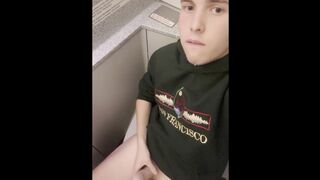 Twunk strokes on a flat (I nearly got caught)