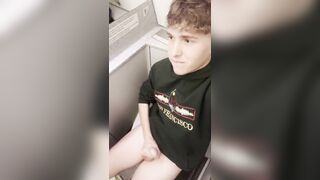 Twunk strokes on a flat (I nearly got caught)