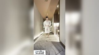 HOMO WEENIE EXHIBITION IN THE HOTELwith my GOOD-SIZED MANSTICK