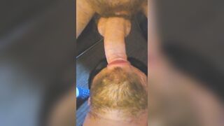 facehole nail on the verge of the sofa gag the fag