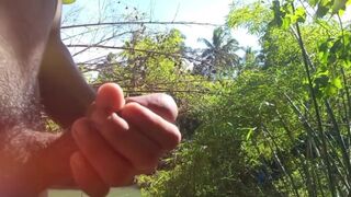 I attempted to milks in the woods