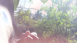 I attempted to milks in the woods