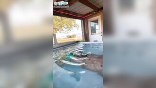 Molten Stud Gets Himself Off In The Molten Bath