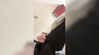 Public Getting off In Highway Pizza Place Tub