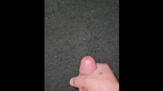 Meaty Shower Jizz flow While Roomies Are Downstairs