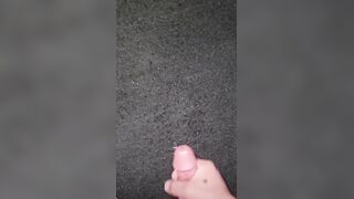 Meaty Shower Jizz flow While Roomies Are Downstairs