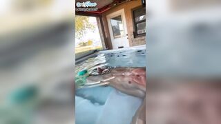 While Relieving In The Steaming Bath, I Jism So Constantly