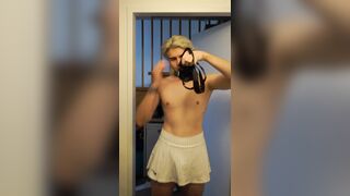 How do you like me in a micro-skirt?