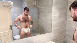 nothing but flexing muscle