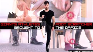 giants athletes sole scratcher brought to the office