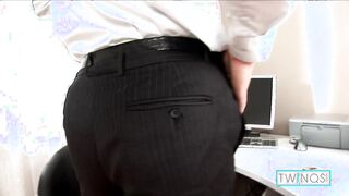 Black-haired Lad Jordan V Massages His Manhood And Frigs His Culo!