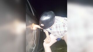 I MILKED WITH A MAGIC WAND IN MY BACKSIDE AND PUT ON A BEEF WHISTLE STRETCHER!