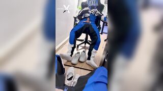 Masturbating my Fuckpole in MX and Slinks