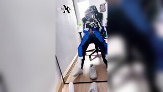 Masturbating my Fuckpole in MX and Slinks