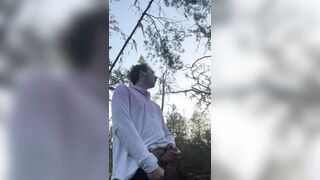 Very first time PUBLIC solo wank