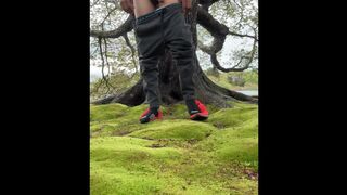 Taking off trousers and Undergarments in the Forest