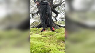 Taking off trousers and Undergarments in the Forest