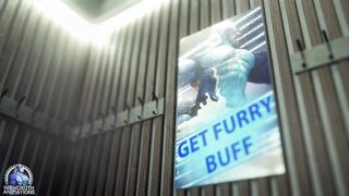 Reached His Apex, Syrl Dragon Hyper Macro Muscle Growth Cartoon