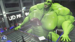 Reached His Apex, Syrl Dragon Hyper Macro Muscle Growth Cartoon