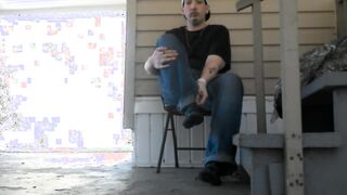 Risky Daytime Undress & Tee-shirt Tear