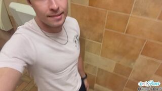 Jacking Good-sized Meatpipe In The Supermarket Will Get Caught While They Checked Cameras